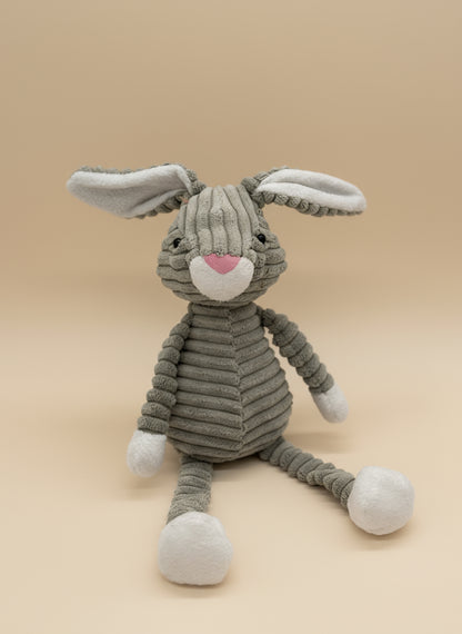 Soft Plush Gray Bunny Rabbit Stuffed Animal Toy – Medium Size (10" to 14")