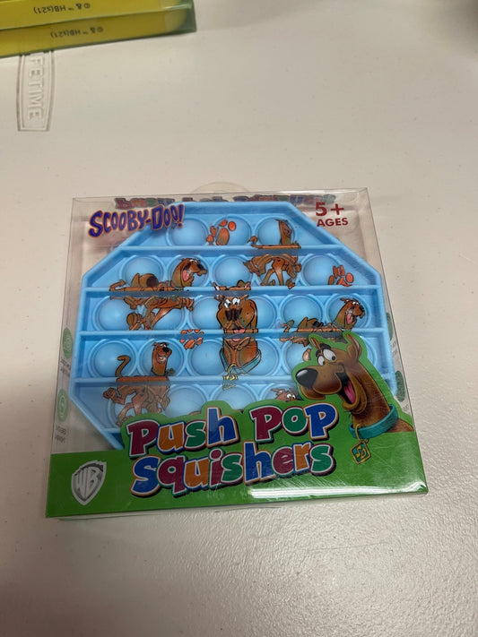 SCOOBY-DOO!  Push Pop Squishies Squishers Backpack Fidget Toy BLUE HEX