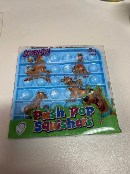 SCOOBY-DOO!  Push Pop Squishies Squishers Backpack Fidget Toy BLUE SQ