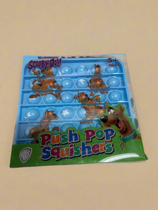 SCOOBY-DOO!  Push Pop Squishies Squishers Backpack Fidget Toy BLUE SQ