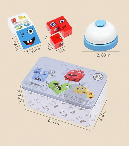 Face-Changing Magic Cube Puzzle Matching Game with Bell