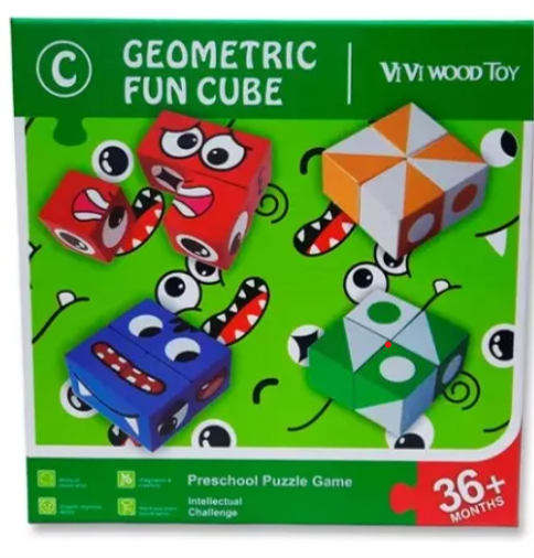 Geometric Fun Cube Pattern Matching Game