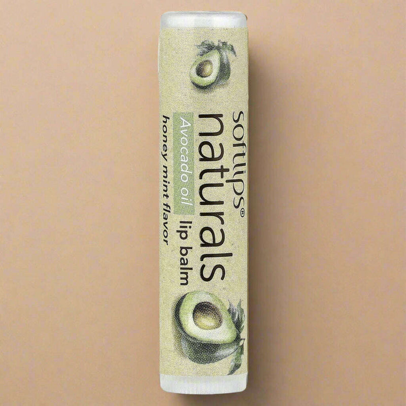 Softlips Naturals Lip Balm with Avocado Oil & Honey Mint – 2 Sticks (0.15 oz Each) - COLO