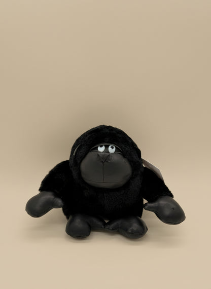 Small Black Gorilla Plush Toy – 8" to 9" Cute Stuffed Animal Gift