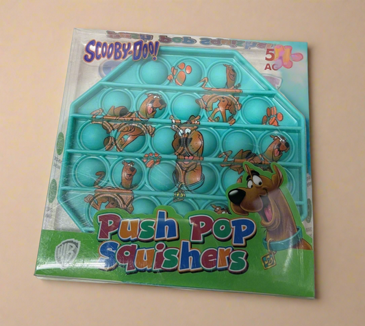 SCOOBY-DOO!  Push Pop Squishies Squishers Backpack Fidget Toy GREEN HEX