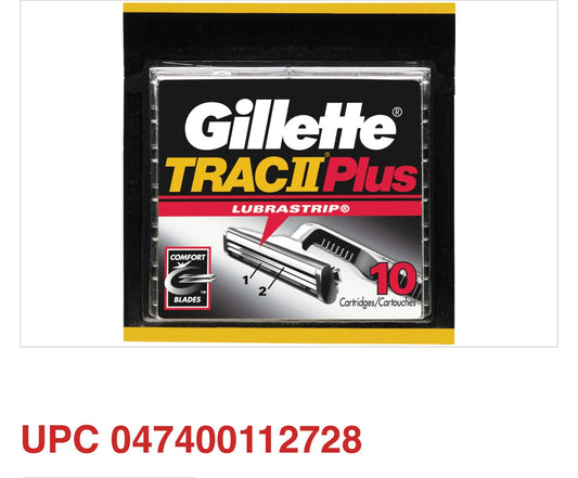 Gillette Trac II Plus Razor Blades