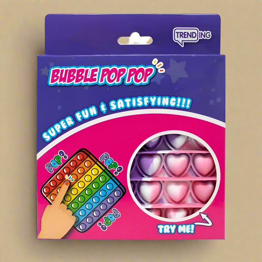 Bubble Pop Pop Push Pop Silicone Sensory Fidget Toy Colors and Design Vary 1 CT 1