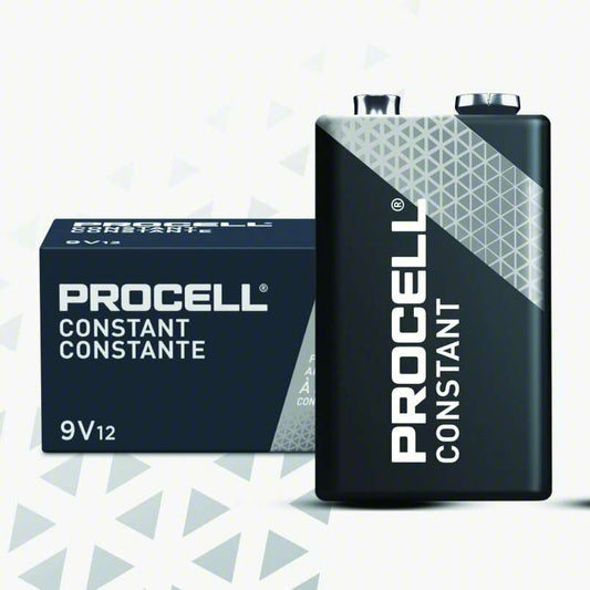 Procell PC1604 Constant 9V Alkaline Batteries, 12 Pack - COLO