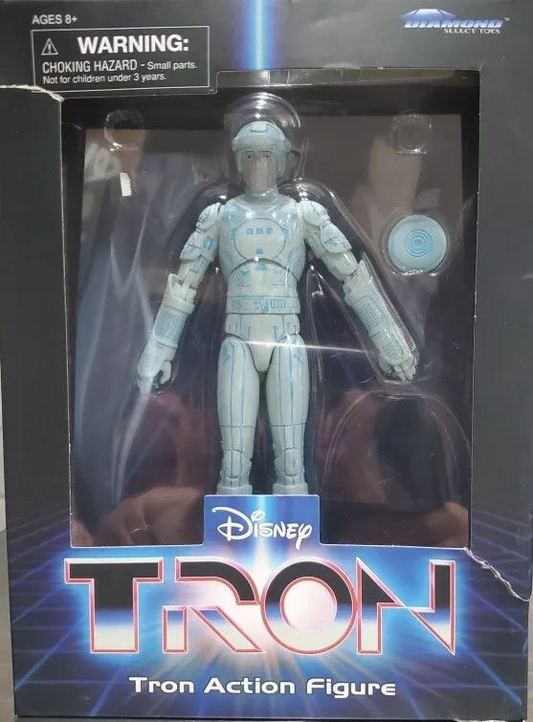 Brand New TRON Disney Walgreens Exclusive Diamond Select 7-Inch Action Figure DAMAGE BOX