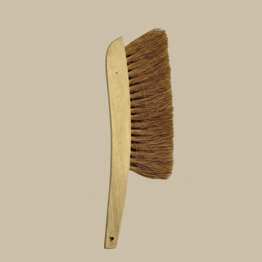 Natura by Ebnat Wooden Handle Hand Brush – Eco-Friendly Cleaning & Sweeping Tool