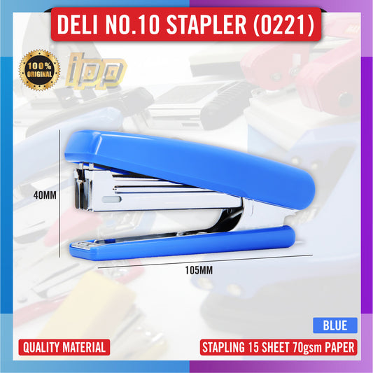 DELI 0221 No.10 Stapler – Compact 20K Model