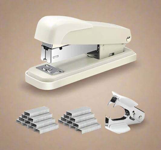 DELI Stapler Set – 25 Sheet Capacity with 2000 Staples & Remover