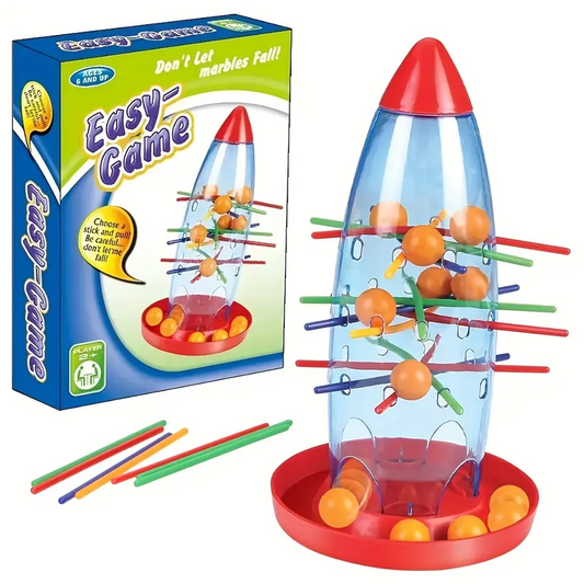 Rocket Drop Ball and Stick Family Game