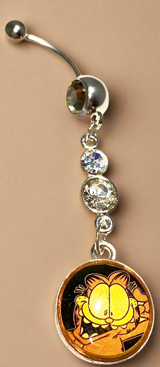 Garfield Belly Ring