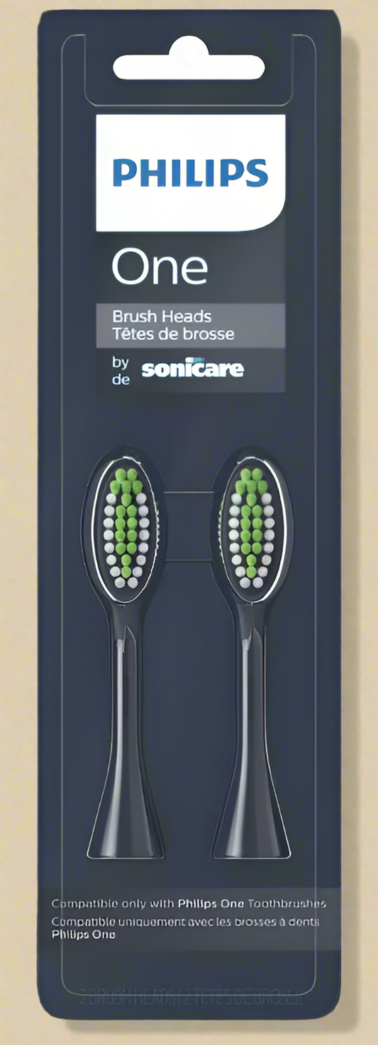 Philips One by Sonicare® Replacement Brush Heads – 2 Pack