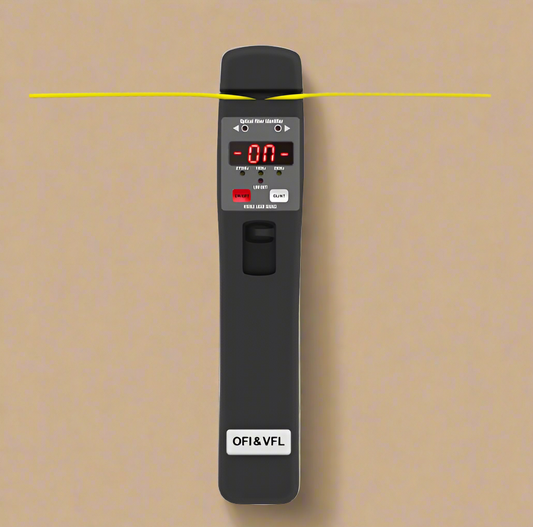 TMOFI-401 Live Fiber Optical Identifier with Visual Fault Locator (for 0.25mm–3.0mm Fibers)