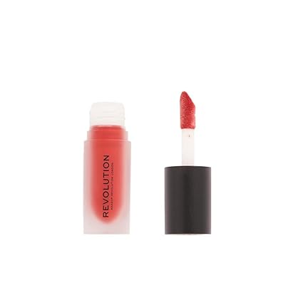 Revolution Matte Bomb Liquid Lipstick – Lure Red (4.6 ml / 0.15 fl. oz.)
