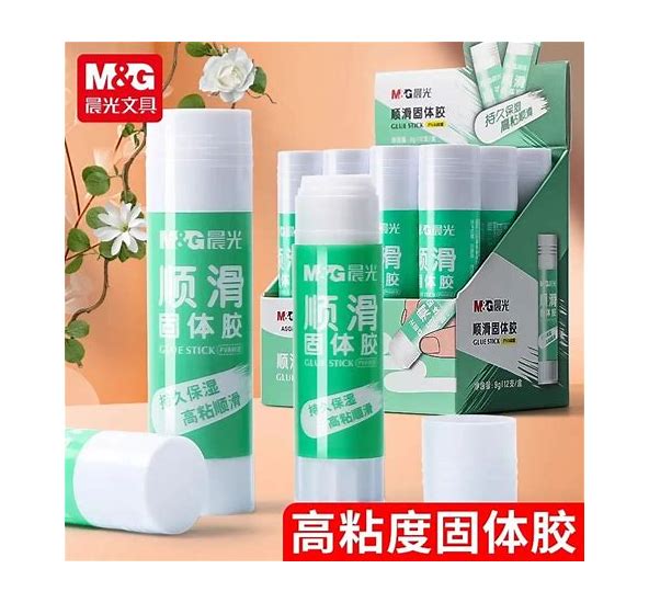 M&G Solid Glue Sticks – High Viscosity, Non-Toxic (3-Pack, 8g/15g/21g)