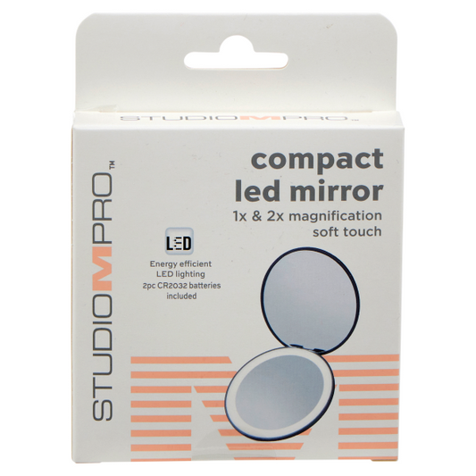 Studio M Pro Compact LED Mirror – Soft Touch