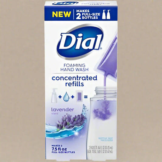 Dial Foaming Hand Wash Concentrated Refill Lavender-scented 2 Pack 1.68 Fl Oz
