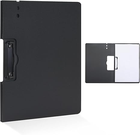 Foldable Clipboard with Cover – Black