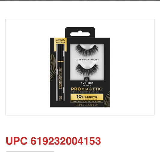 Eylure ProMagnetic Luxe Silk Marquise – 10 Magnet Eyelash Kit (No. 10)