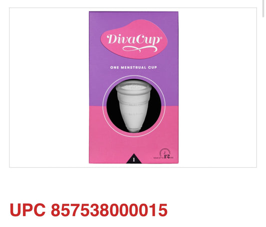 DivaCup Model 1 (Reusable Menstrual Cup)