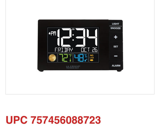 La Crosse Technology LED Alarm Clock W88723