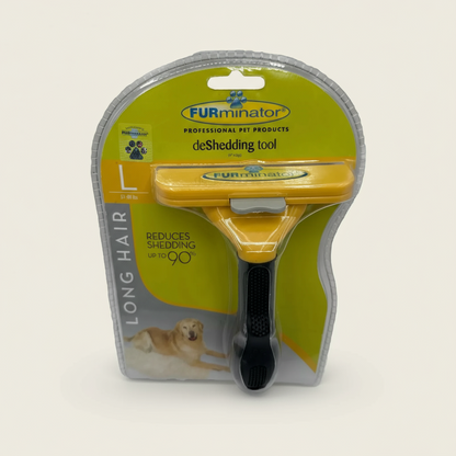 FURminator deShedding Tool for Large Dogs with Long Hair (51–90 lbs)