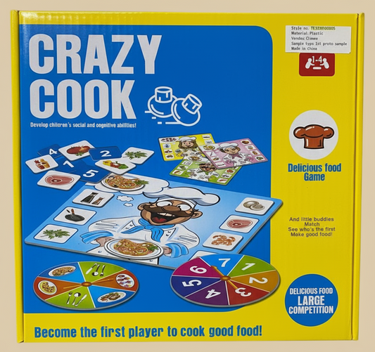 Crazy Cook Family Board Game