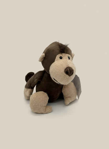 Brown Monkey Plush Keychain Toy – Cute Mini Stuffed Animal Gift