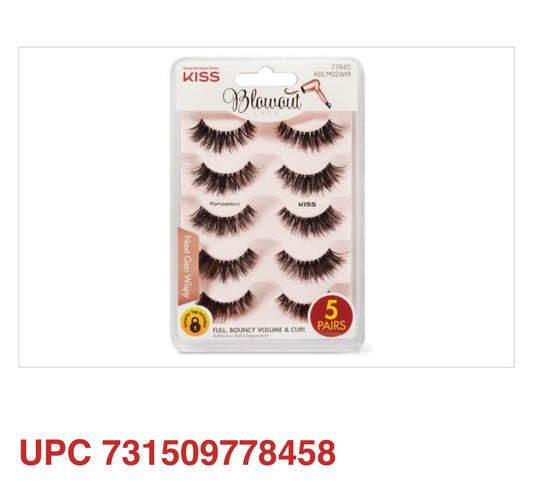 KISS So Wispy False Eyelashes Multipack – Pompadour Style