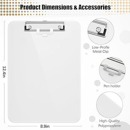 MDF Composite Clipboard – Light Off-White (2-Pack)