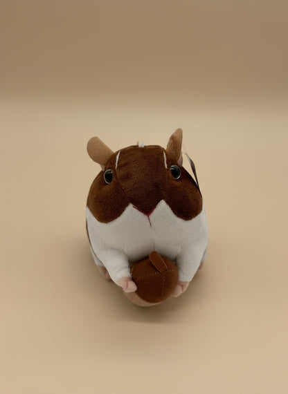 Small Brown Hamster Plush Toy – 8" to 9" Soft Stuffed Animal Gift