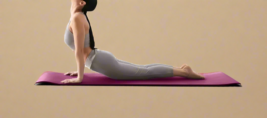 LOMI FITNESS YOGA MAT WITH SLIP-FREE MATERIAL PURPLE