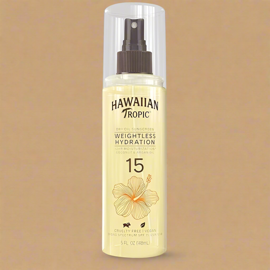 Hawaiian Tropic Weightless Hydration Clear Mist Sunscreen SPF 15