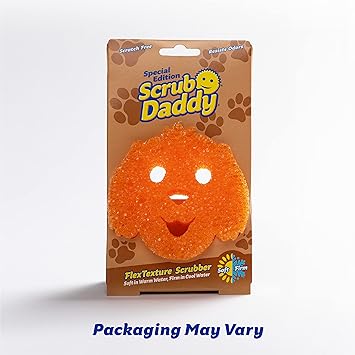 Scrub Daddy Pets Edition – Dog Sponge (Scratch-Free, BPA-Free)