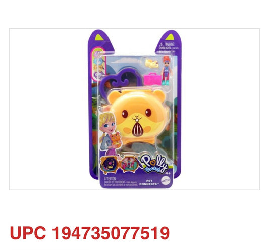 Polly Pocket Pet Connects Hamster Miro Playset