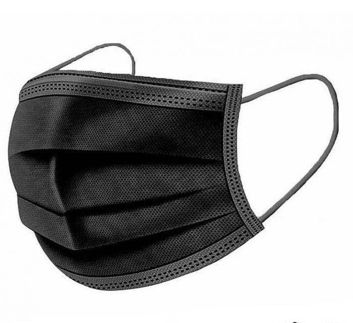 CARDINAL HEALTH PROCEDURAL MEDICAL MASK BLACK
