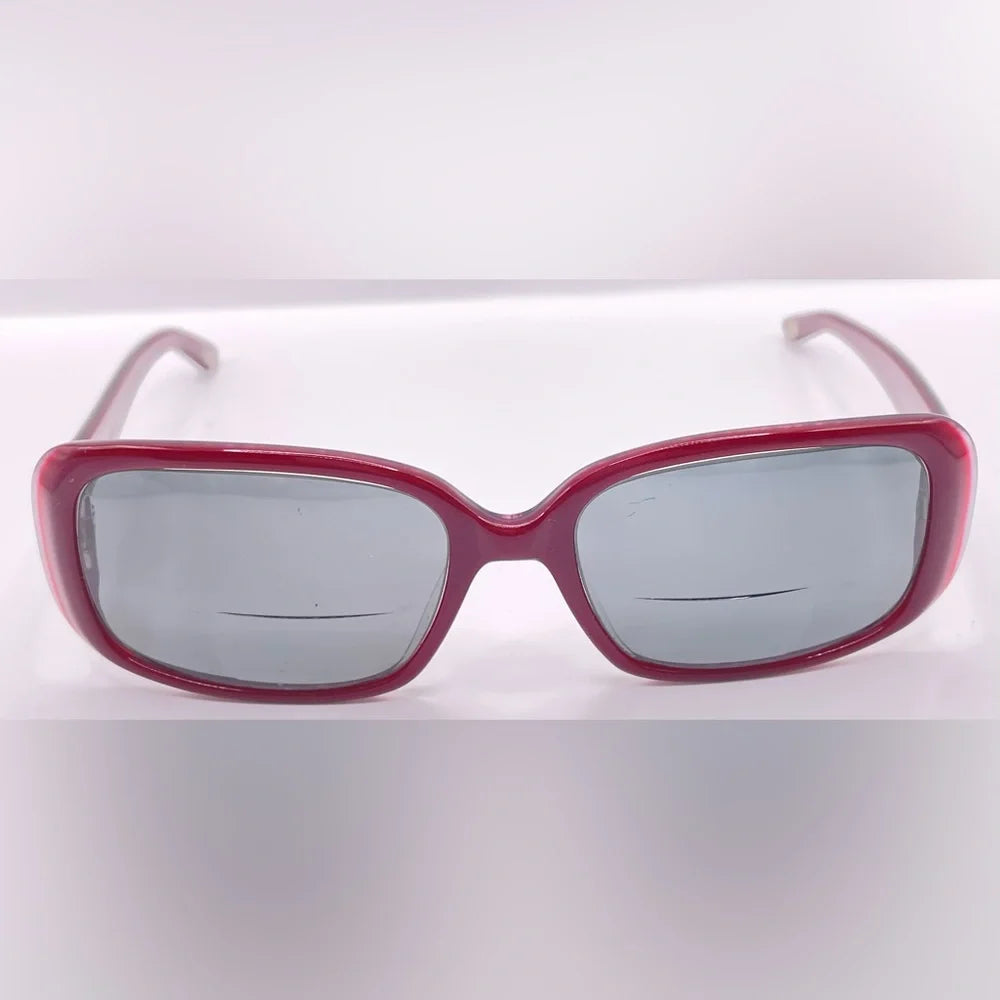Carmen Marc Valvo Selena Purple Burgundy Oval Sunglasses Frames Only