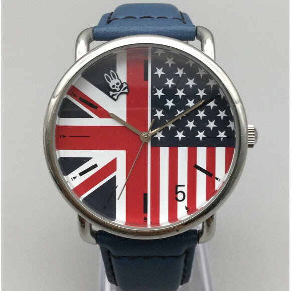 Psycho Bunny Men’s Watch | Rare "St. George's Cross" England Flag Edition