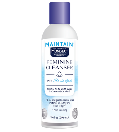 Monistat Maintain Feminine Cleanser with Boric Acid – 10 oz