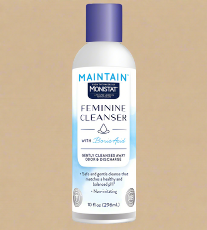 Monistat Maintain Feminine Cleanser with Boric Acid – 10 oz