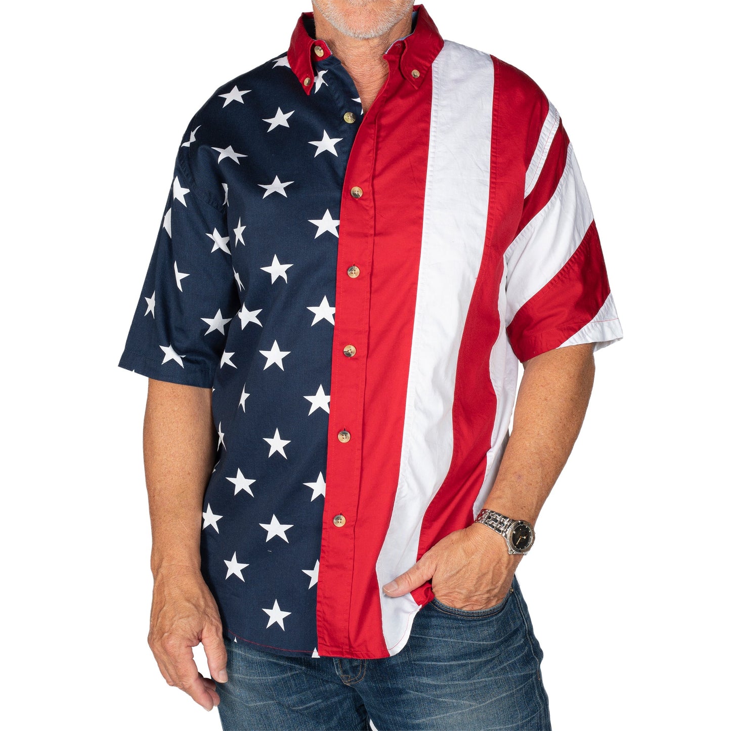 American Flag Shirt Mens - The Flag Shirt