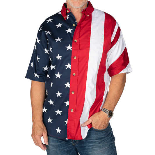 American Flag Shirt Mens - The Flag Shirt