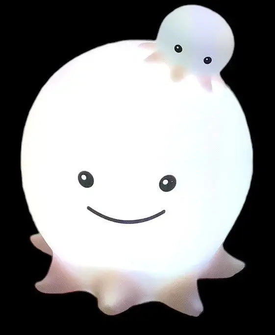Ollie Octopus Multi-Color Changing LED Rechargeable Night Light Lamp