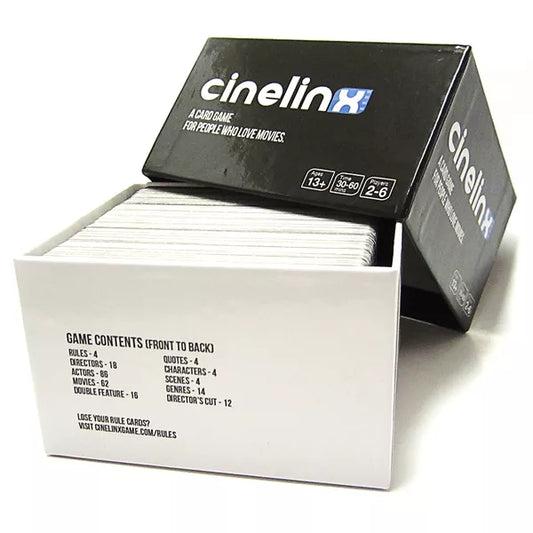 CINELINX A Card Game for People Who Love Movies Trivia Card Game SEALED
