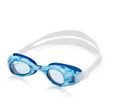 Speedo CB Kids' Glide Shark Print Swim Goggles Blue NEW Ages 3-8 No Leak New