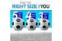 Franklin Sports Size 5 Soccer Ball – Official Size, Durable PVC, All-Weather Indoor/Outdoor Training Ball for Ages 12+