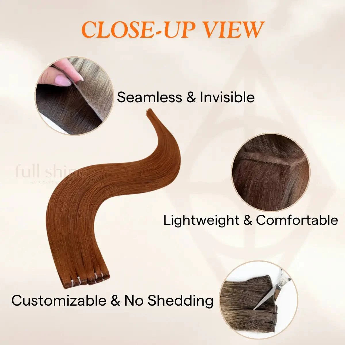 UNICE Shine Genius Weft Extensions Virgin Hair 20"